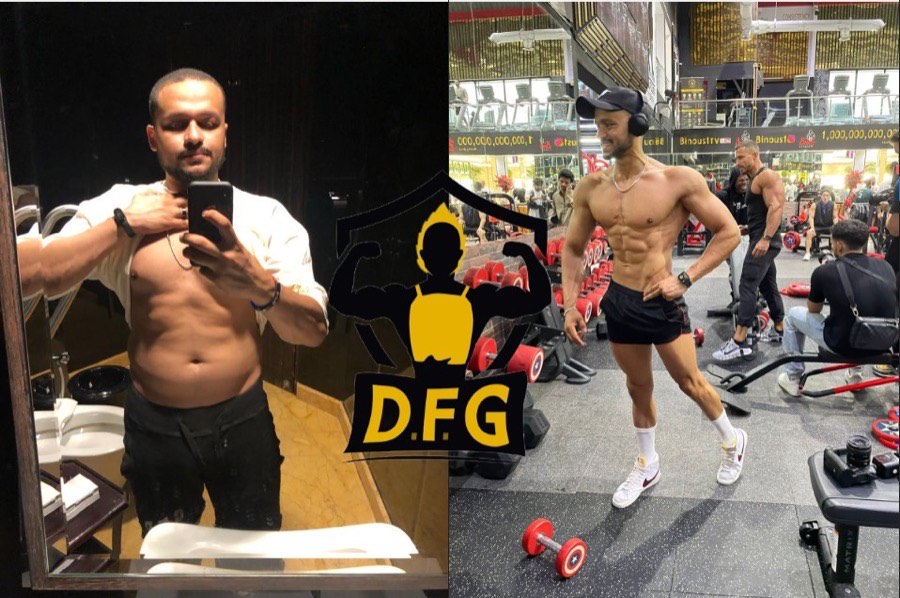 Ahmed Rabie competition-prep before and after transformation