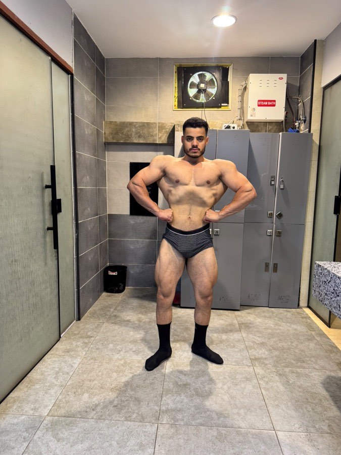 Coach training day, gym locker room